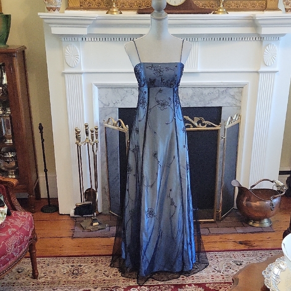 Vtg Blondie Nites By Linda Bernell Gown - Picture 1 of 13